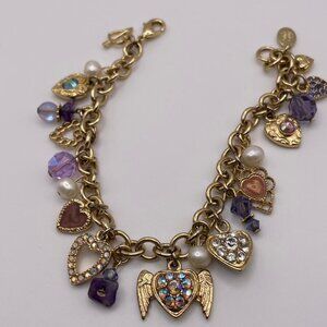 Kirks Folly Vintage Charm Bracelet